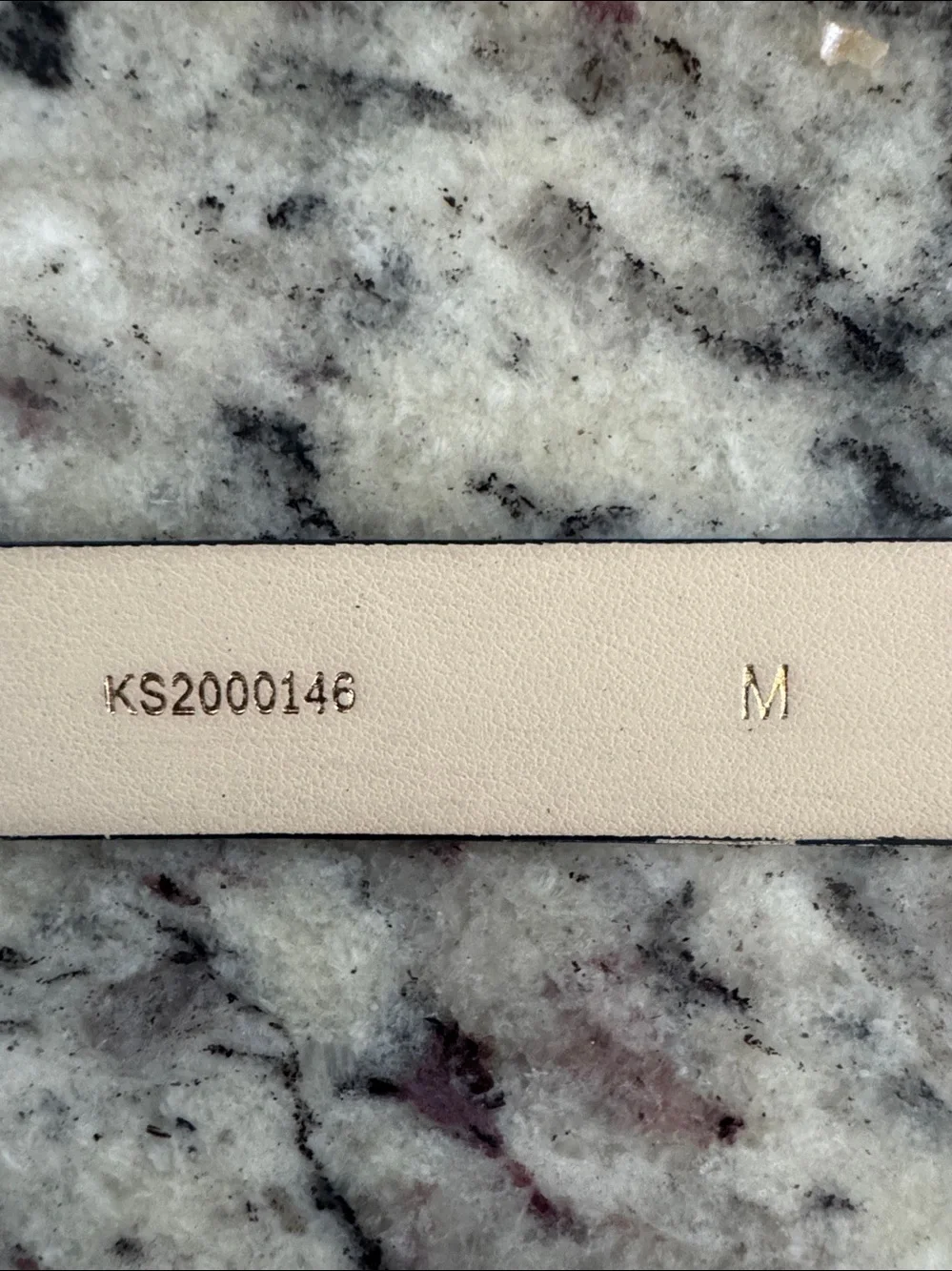 Kate Spade Leather five hole belt size medium